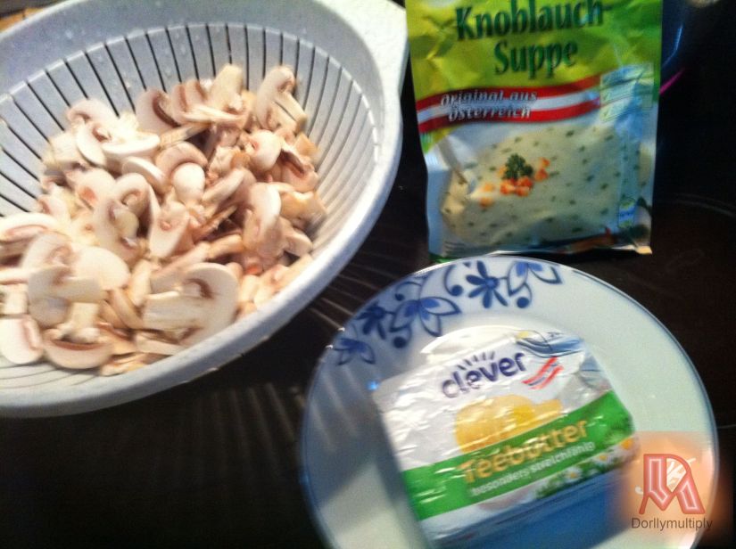 My Garlic-Mushrooms Soup